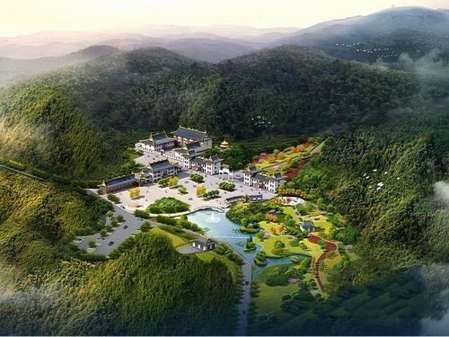 湖南省隆回縣白馬山森林公園景觀(guān)效果圖