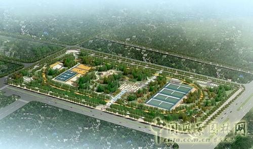 新泰體育公園 體育公園 景觀(guān)設計 