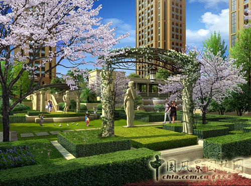 住宅景觀(guān) 安道國際 桂花星城 景觀(guān)設計