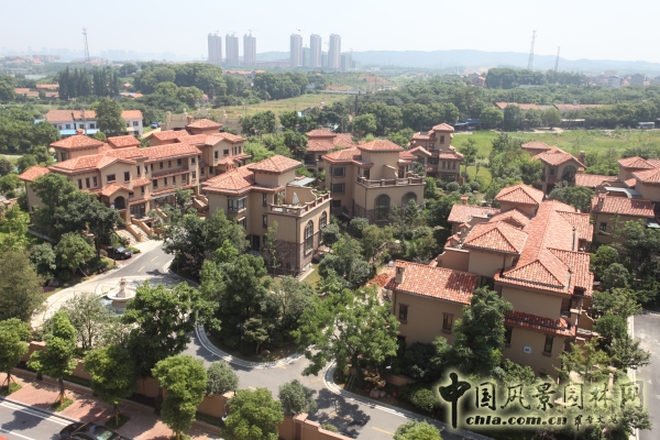 2015住宅景觀(guān)獎：洞庭湖國際公館一期別墅景觀(guān)綠化