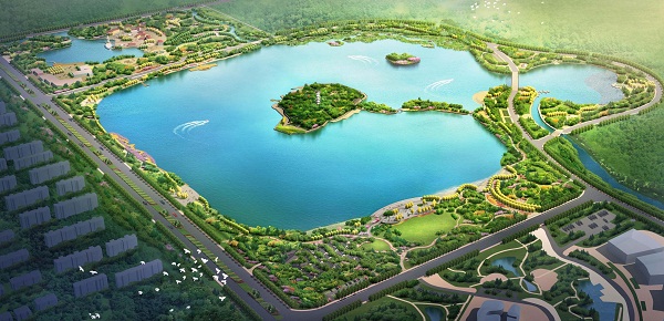 山東東營(yíng)市民豐湖景觀(guān)提升規劃及一期改造