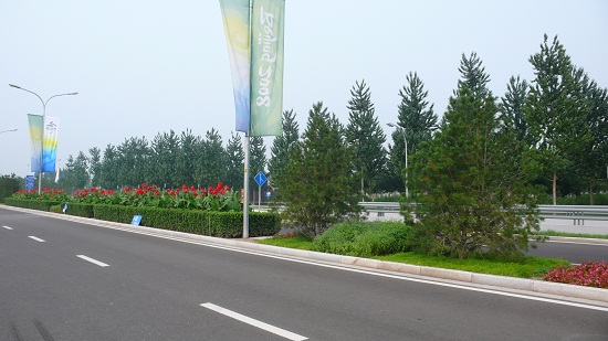 北京奧運中心區整體道路景觀(guān)系統規劃設計