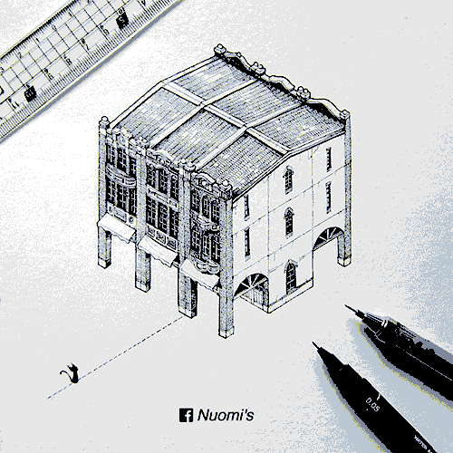 賞析：呆萌的臺灣建筑畫(huà)