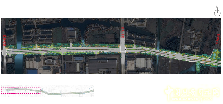 2016園冶杯：昆山市迎賓路改造工程綠化景觀(guān)工程設計
