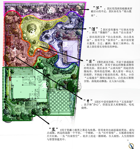 園冶杯專(zhuān)業(yè)獎：中惠沁林山莊別墅庭院設計